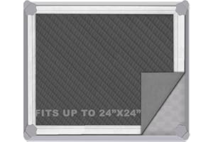 ELEGX Pee Pads Tray Silicone Dog Bedpan Tray, High Edge Puppy Pad Holder Tray for Easy to Clean and Spill Free Dog Bedpan Training Pad Tray with Fixing Buckle (24 INCH x 24 INCH)