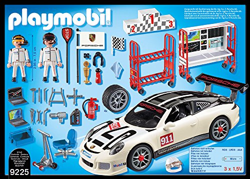 PLAYMOBIL Porsche 9225 Porsche 911 GT3 Cup, ab 4 Jahren inkl. Lichteffekten und viel Zubehör – Bild 4