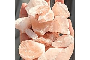 Himalayan Pink Rock Salt Crystals 400g, Medium to Small Size, Pure Unrefined, 100% Natural