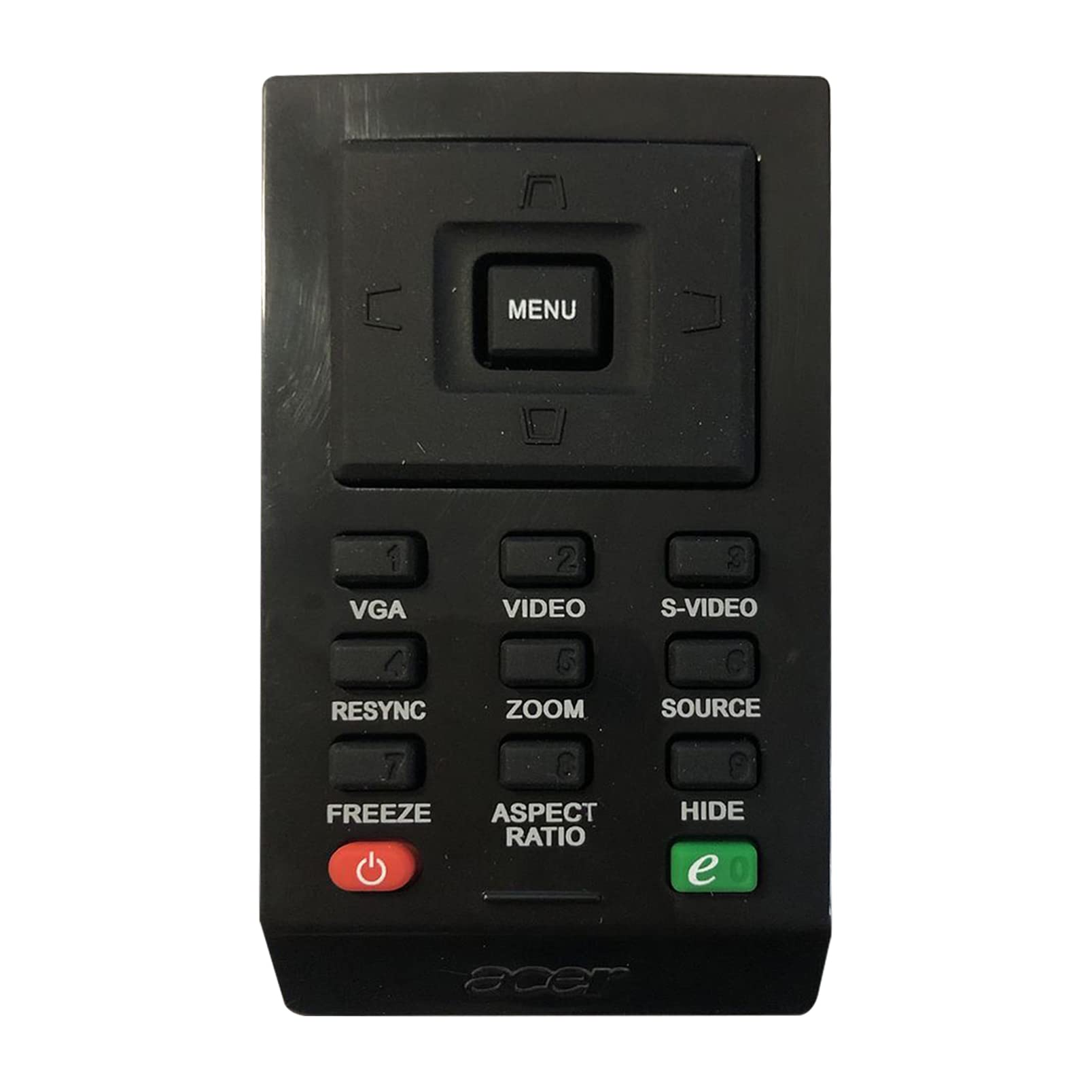 ALLIMITY A-16-A Replace Remote Control fit for Acer Projector X110P E130 X1263 X1261PN A-16041 X1163N DSV1133 X1161PN D110 X112 H5360 E130 D100 X110 DNX1132 X1161 X1162-Z EVS10 DSV0008 25.K010H.001