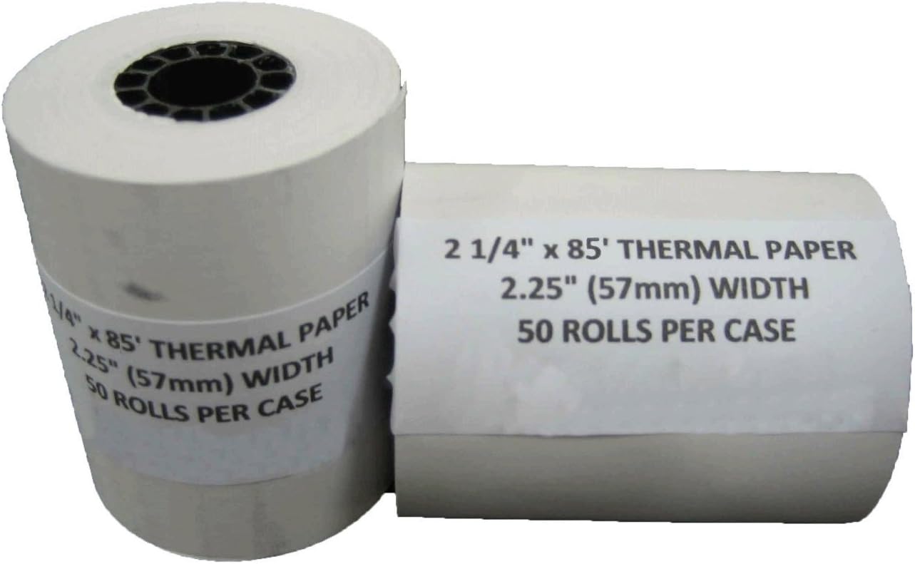 2 1/4" X 85' Thermal Paper (50 Rolls)
