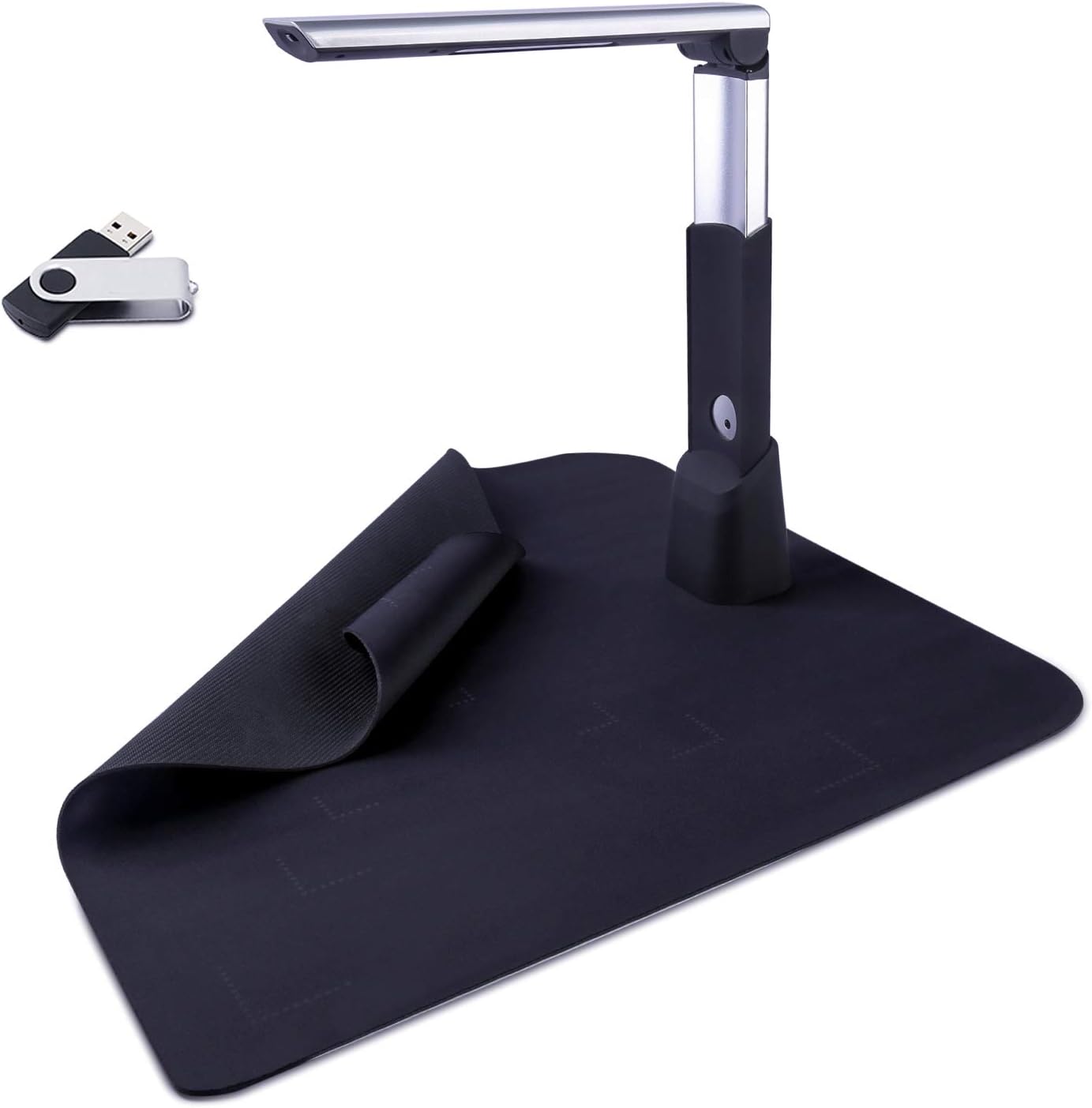 Document Cameras Scanner,10MP CMOS,Visual Presenter Max A3 Size,OCR Technology,W/LED Light and Micphone,Easy-to-Use Tools for 100P Book Scanner PDF, Portable for Teacher,Classrom and Conference: Electronics