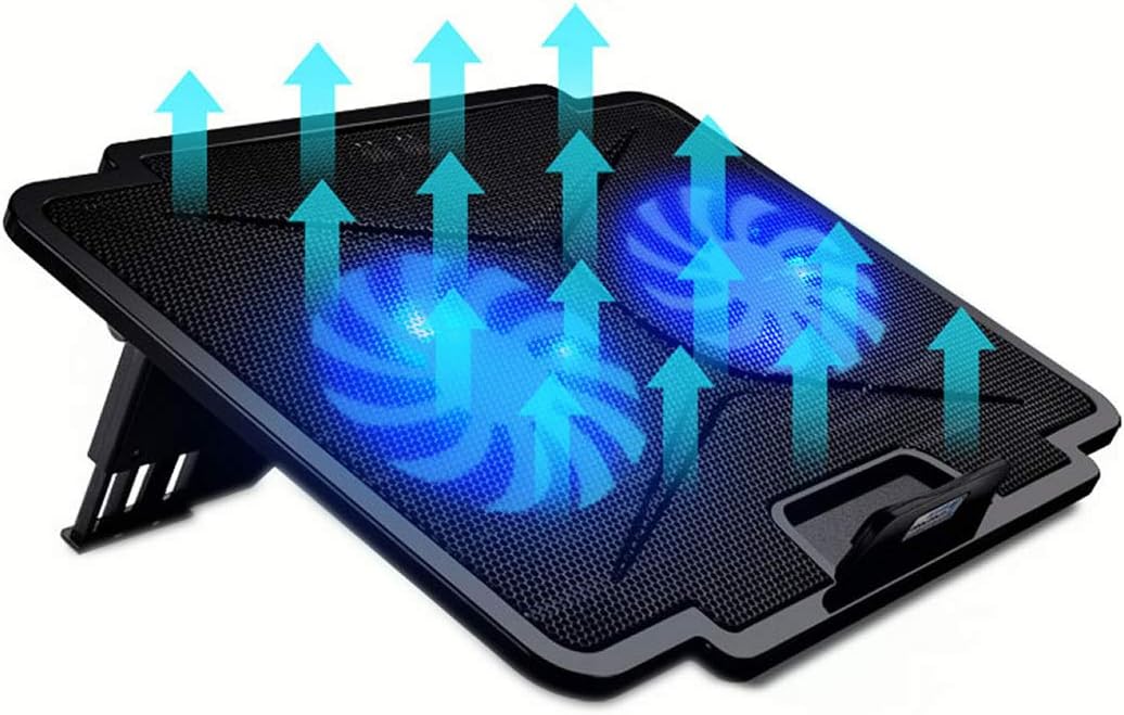 Cooling Pad Laptop Stand Ventilated Adjustable for 11 to 17 inch Notebooks