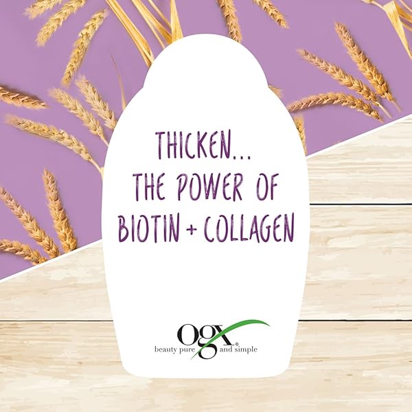 OGX THICK & FULL + BIOTIN & COLLAGEN SHAMPOO, 13 OUNCE