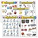 TREND enterprises, Inc. Kindergarten Basic Skills Learning Chts Combo Pk, Set 5, Multi, (T-38920)