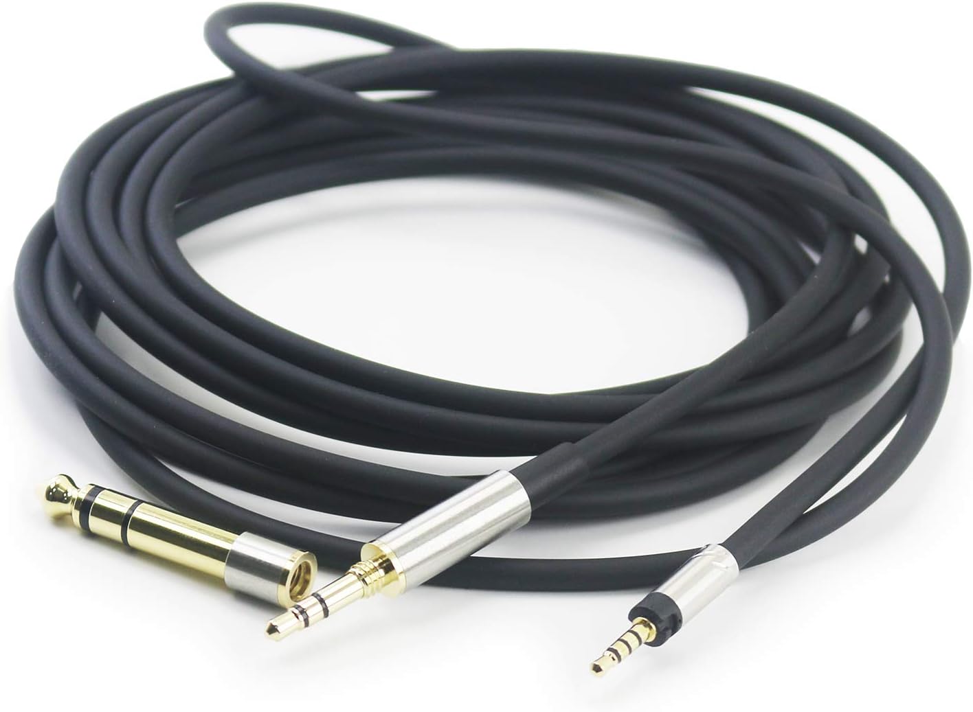 Replacement Audio Cable Upgrade Headphone Cord with Lock Connector Compatible with Sennheiser HD4.40, HD 4.40 BT, HD4.50