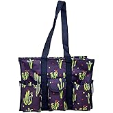 Lucazzi Utility Tote Bag with Zipper Top - Large Multipurpose Tote Organizer Bag | with Zipper Top, Multipurpose