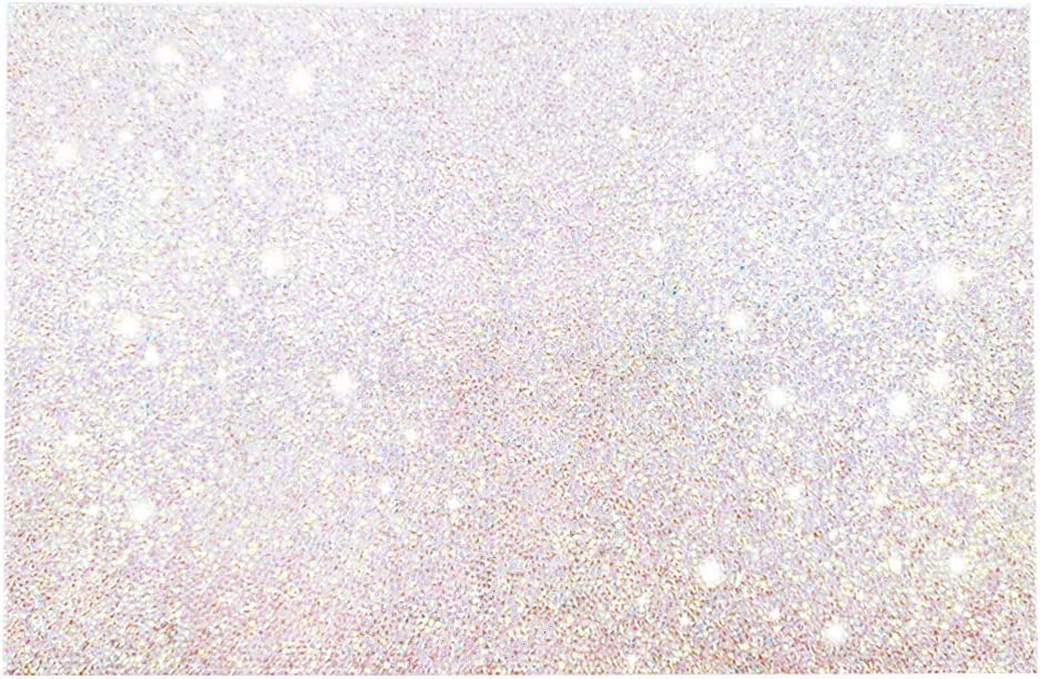 EBANKU Manicure Hand Rest Mat, Nail Art Hand Pad Diamond Table Mat Foldable Washable Nail Art Practical Cushion Nail Photo Props Background(White)