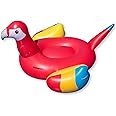 SWIMLINE ORIGINAL 90629 Giant Inflatable Parrot Pool Float | Colorful Ride-On Raft with Stable Wings & Legs | Lounge Floatie Perfect for Parties & Lounging