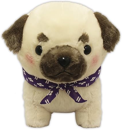 big stuffed pug