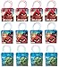 Angry Birds Authentic Licensed Small Reusable Party Favors Goodie Gift Bags ( 12 Bags)