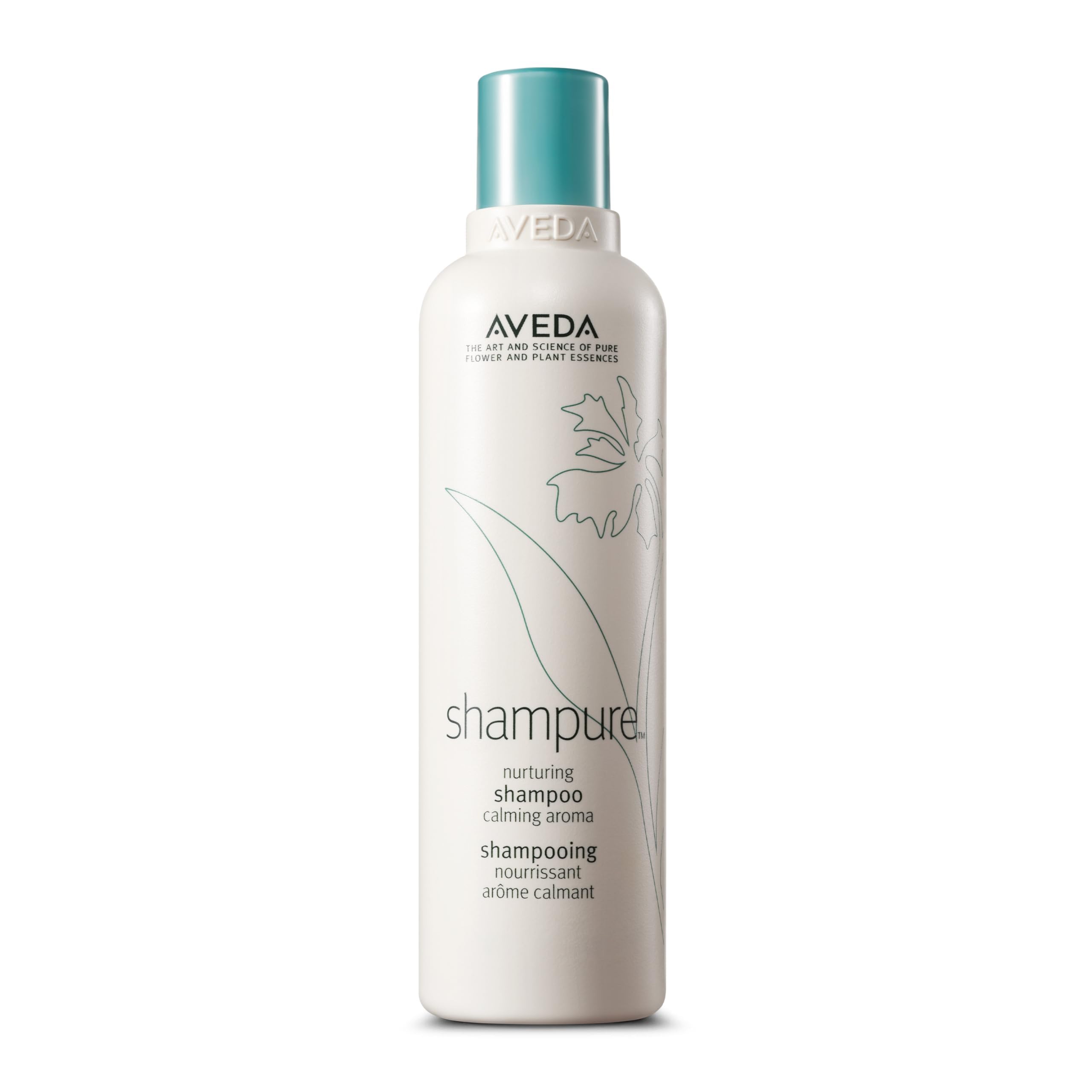Aveda Shampure Nurturing Shampoo for Fine to Medium Hair | Gently Cleanses Hair | Daily Shampoo | 96% Naturally Derived* | Calming Aroma of Lavender & Ylang Ylang, 250ml