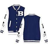 Men's Women's Varsity Baseball Jacket Letterman Bomber Jackets Unisex Casual Streetwear Coats Sport Tops