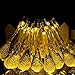 Satu Brown 60 LED 36ft Solar String Lights Outdoor Fairy Waterproof Lights Decoration for Home, Garden, Patio, Yard, Christmas Tree, Parties (multi color)