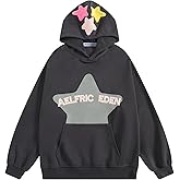 Aelfric Eden Star Hoodie Y2K Graphic Hoodies for Men Women Oversized Pullover Streetwear Hooded Sweatshirt