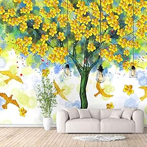Wall Murals for Bedroom Abstract Great Tree Removable Wallpaper Peel and Stick Wall Stickers - 66x96 inches