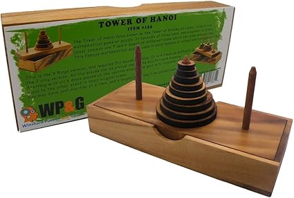 wooden tower puzzle