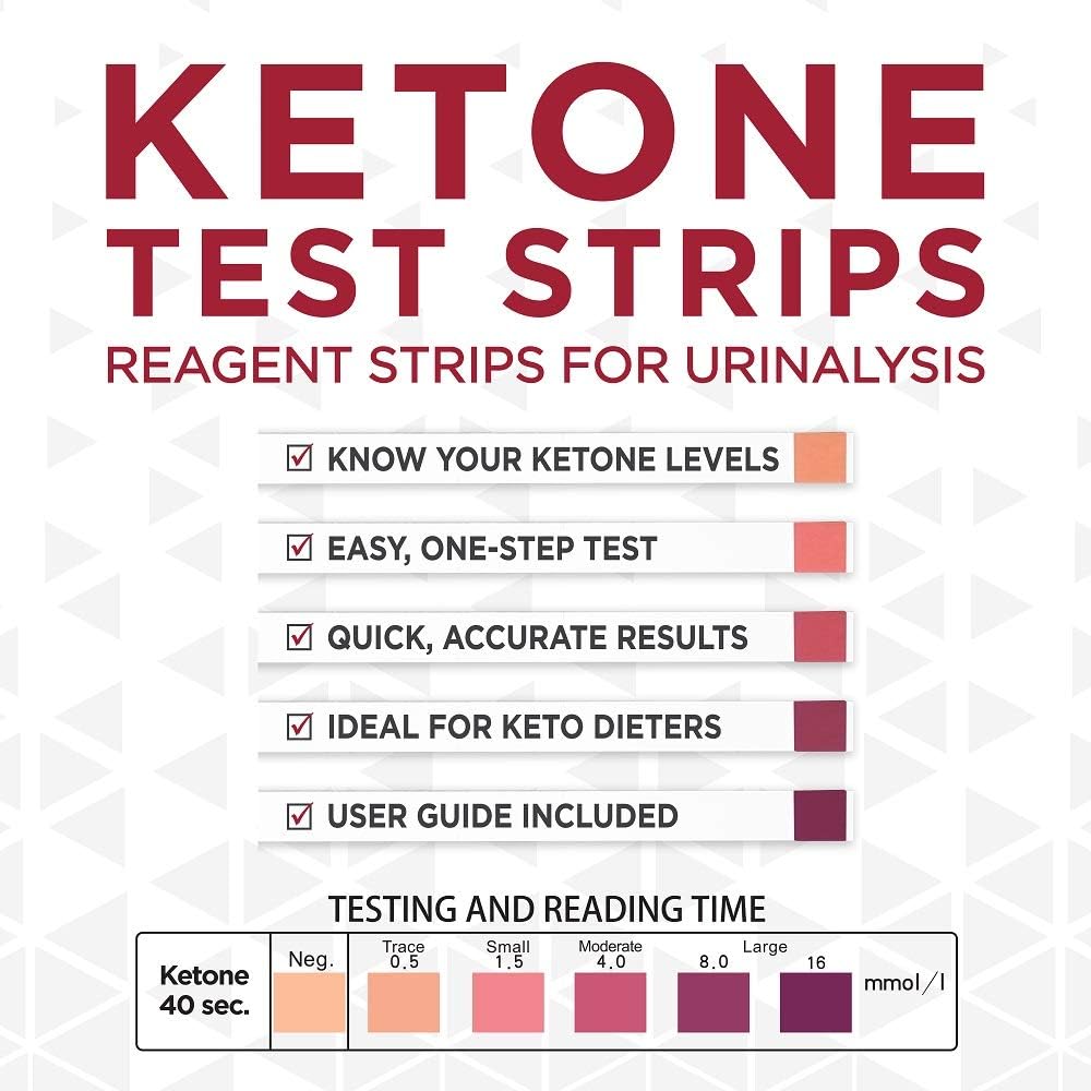 SlimFast Keto Ketone Test Strips -100 Count Box - Pantry Friendly: Health & Personal Care