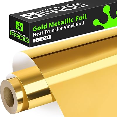 VINYL FROG HTV Rose Gold Metallic PU Roll 12x5 ft Easy Cut Weeding Heat
