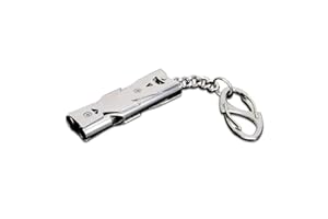binboll Stainless Steel High Decibel Outdoor Life-Saving Emergency Whistle