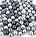 Beads Direct USA's Glass Pearls Mix 100pcs 8mm - Silver-Grey Mix