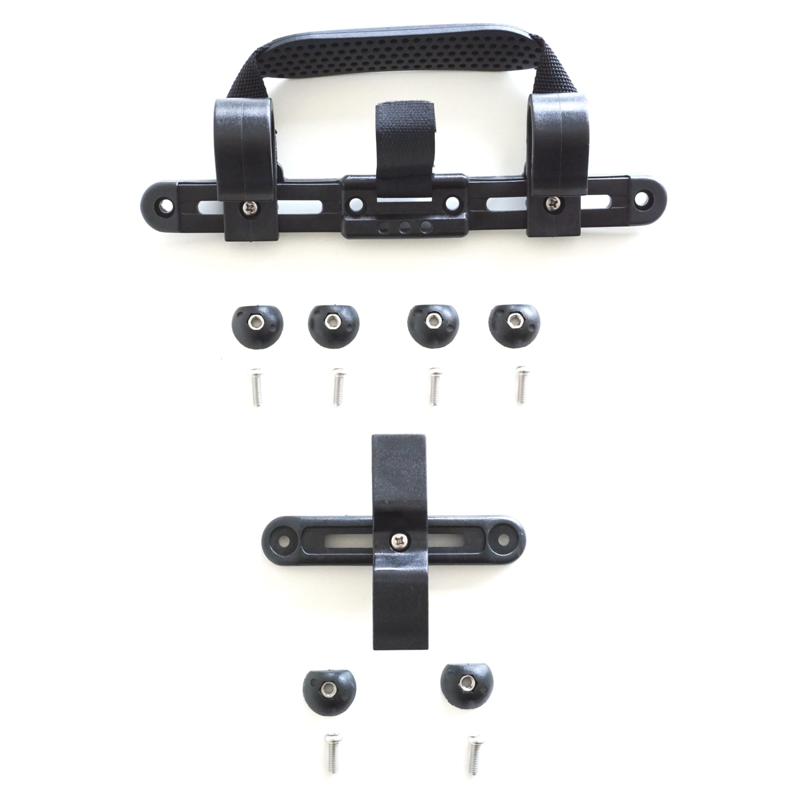 Vincita Bike Pannier Hardware Kit - Convert Any Bag Into Bicycle Pannier - One Set of Mounting Attachment Hardware (Rack Diameter Up to 28 mm)