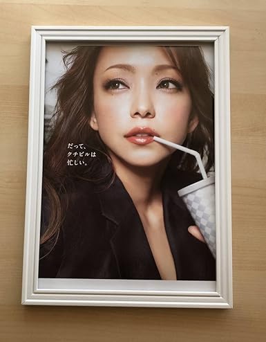 Amazon Co Jp 2 安室奈美恵 コーセー エスプリーク Esprique 額装品 広告 額入り ポスター風デザイン アートフレーム 写真 Cd アルバム ライブ ホビー