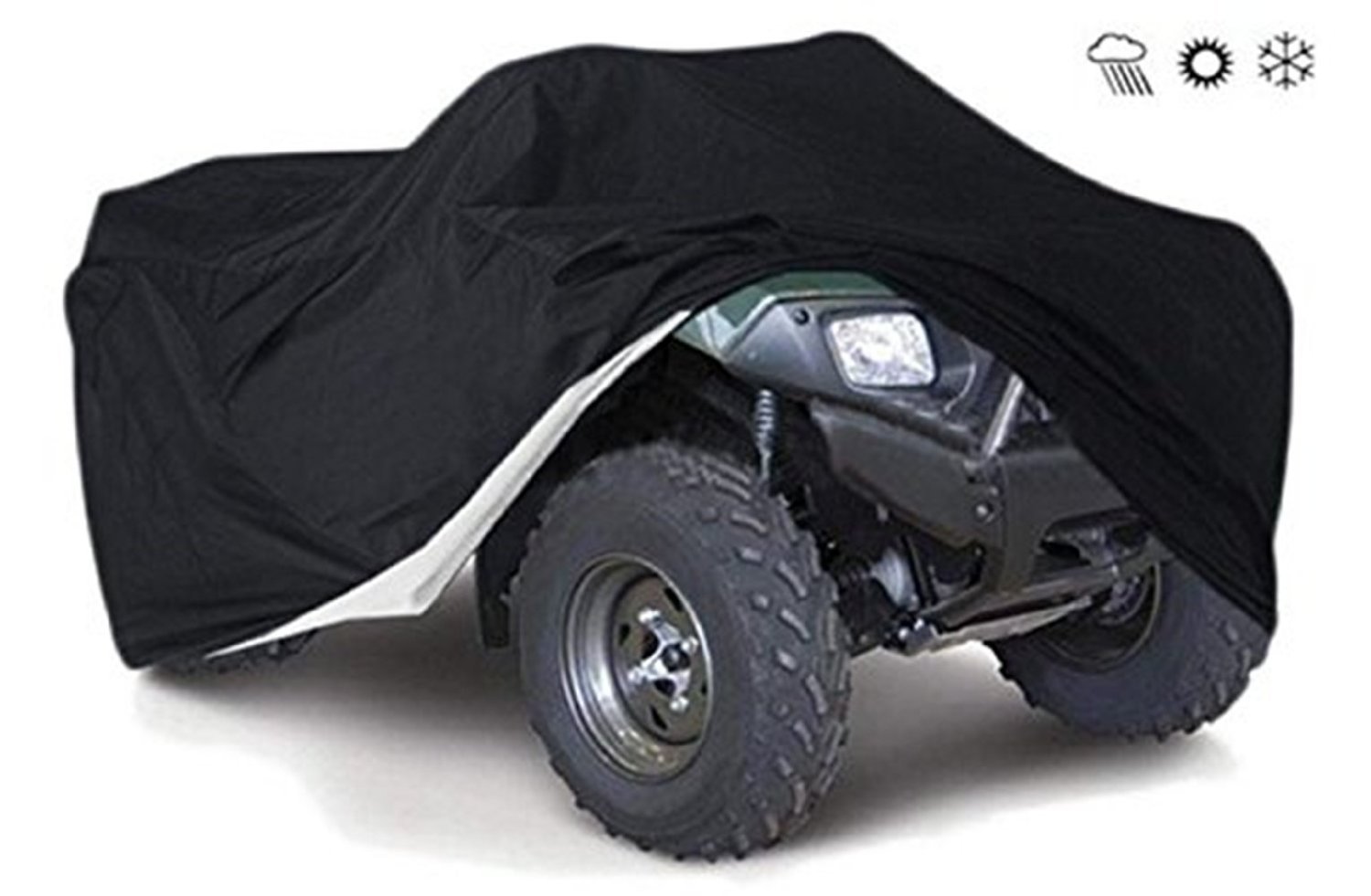 ATV, SidebySide & UTV Accessories Full ATV Cover M Waterproof Sun UV Resistant Protection Fit
