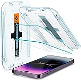 Spigen Tempered Glass Screen Protector [GlasTR EZ FIT] designed for iPhone 14 Pro Max [Case Friendly] - Sensor Protection / 2 Pack