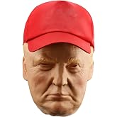 KESOCORAY Presidant Mask | Premium Latex Face Breathable Fabric | Perfect for Cosplay Parties
