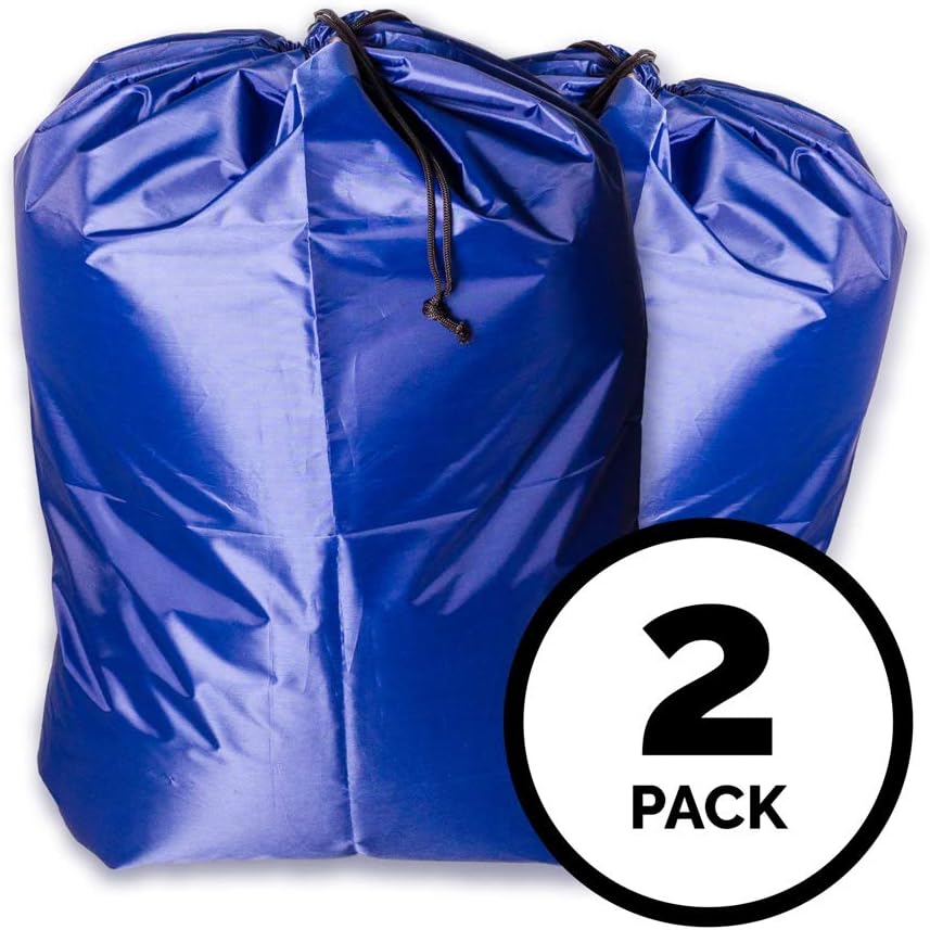 Centzon (2 Pack) - 30”x40” Extra Large Polyester Drawstring Laundry Bag
