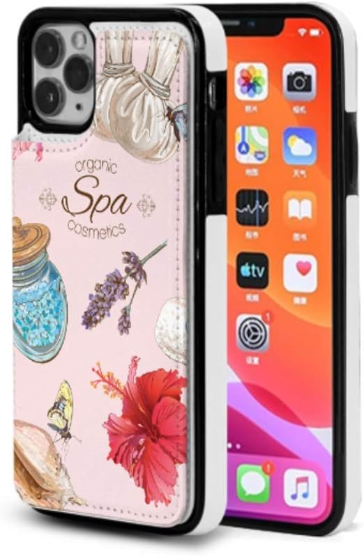 iPhone 11 Flip Cover Cartoon Cute Skin Care Products Beauty