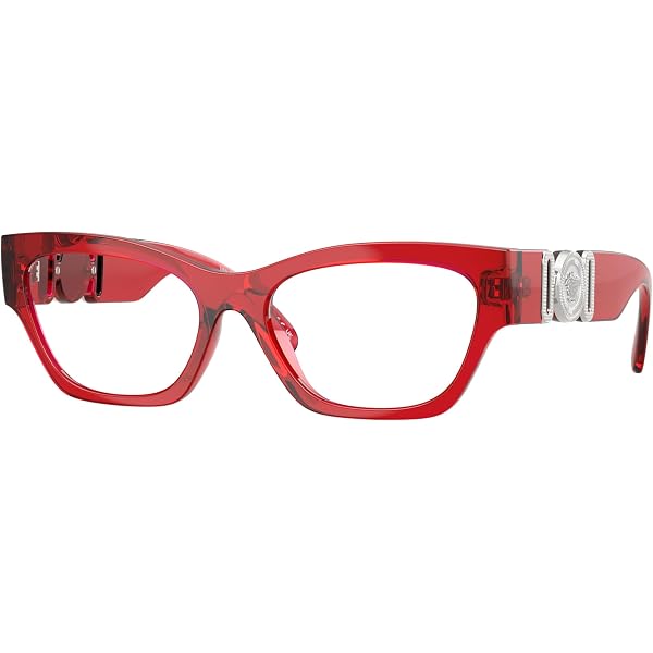 ?️ New Versace VE3273 5307 Eyeglasses - Red Frame 54mm Versace | Accessories | New Versace Ve3273 537 Eyeglasses  main image 4