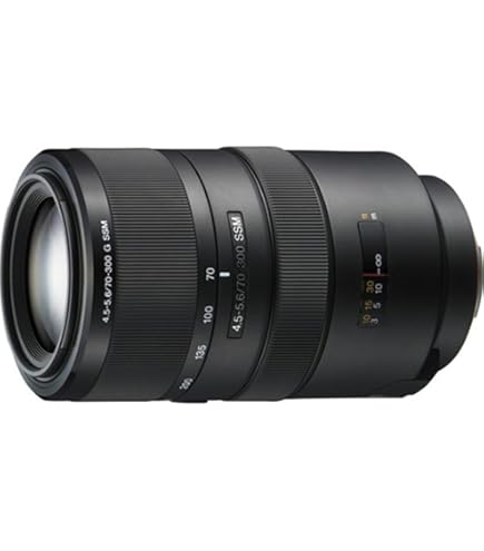 Amazon.com : Sony DSLR Lens 70-300mm F4.5-5.6 G SSM II Zoom Lens