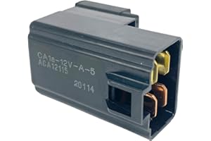 SONZROD CA1a-12V-A-5 ACA12115 Relay (1-Pack) - Compatible with Kubota Tractor Fuel Shutoff Solenoid, Yamaha ATV, 30A 4-Pin 12V Automotive Relay for Motorcycle Starter & Electrical Systems