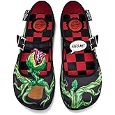 Hot Chocolate Design - Women's Mary Jane Flat Dress Shoes with Adjustable Buckle-Strap