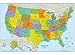 Wall Pops WallPops WPE1897 USA Dry Erase Map Decal, Multicolor