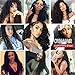 Lace Front Wigs Human Hair Pre Plucked with Baby Hair Short Human Hair Wigs for Black Women Brazilian Virgin Human Hair 150% Density(8inch Black color)