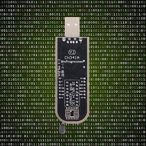 Black & Yellow 25 SPI Series 24 EEPROM CH341A BIOS Writer Routing LCD Flash USB Programmer Easy Convenient Operation