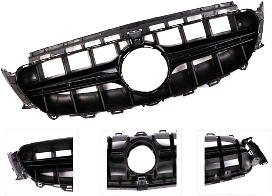 Yiyiby Sport Radiator Grille Gloss Black Grill Sport Radiator Grill for 2015-2018 M.ercedes-Benz E-Class W213 S213