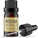 Rouge Diffuser Oil, Ambroxan Molecule-Based Scent, Saffron, Jasmine, Cedarwood Essential Oils Blend for Ultrasonic Diffuser Scent Projects(.33 oz/10 ml)