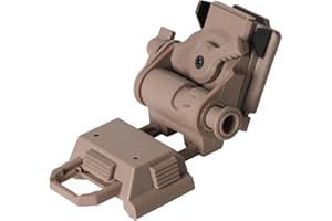 booiu Night Vision Mount, NVG Mount for PVS15/PVS18 GPNVG18, Adjustable L4G24 NVG Mount Tactical Helmet Night Vision Goggle Mount Cosplay Prop