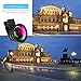 Aubllo Cell Phone Camera Lens 2 in 1 Clip-on Lens Kit 0.45X Super Wide Angle & 12.5X Macro Phone Camera Lens for iPhone X XR XS Max 8 7 6S Plus Samsung Android & Most Smartphones Black