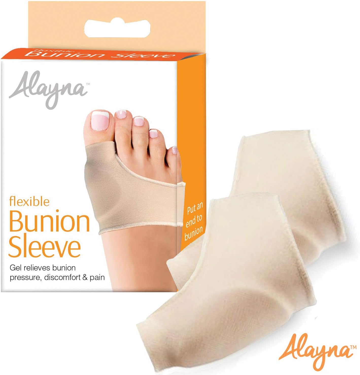 Bunion Corrector and Bunion Relief Gel Pad Big Toe Brace Cushion Hammer Toe Pain and Inflammation Relief Unisex Bunion Guard Shield Fits Inside Socks and Shoes to Correct and Align Bones in Feet: Health & Personal Care