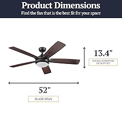 Prominence Home 51649-01 Lorelai Smart Ceiling Fan