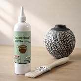 SOLIDLAND Sodium Silicate Solution for Pottery &amp; Ceramics - 8.5 FL.OZ - Water Glass for Glazing, Slip Casting, Deflocculant - 40% Concentration