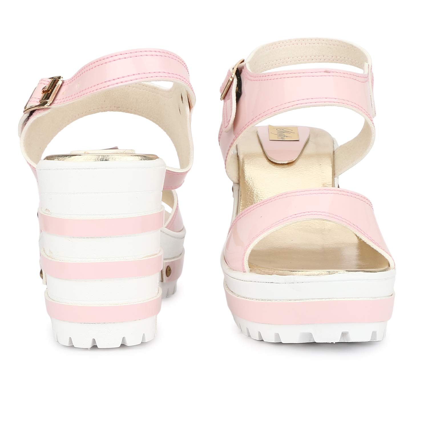 shofiee women's block heel wedge