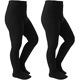 Coziwill Socks Girls Tights Seamless Toddler Stockings Tights Soft Cotton Cable Knit School Girls Leggings 4-12 Years