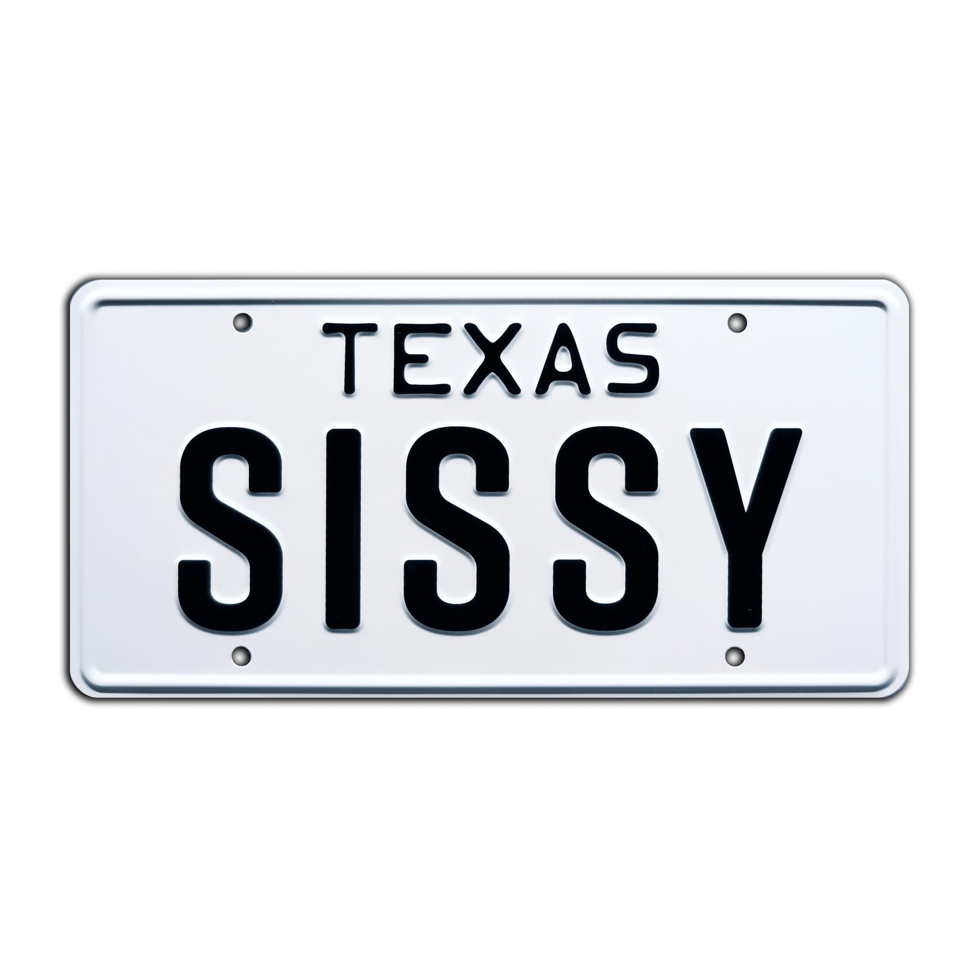 Urban Cowboy | SISSY | Metal Stamped License Plate