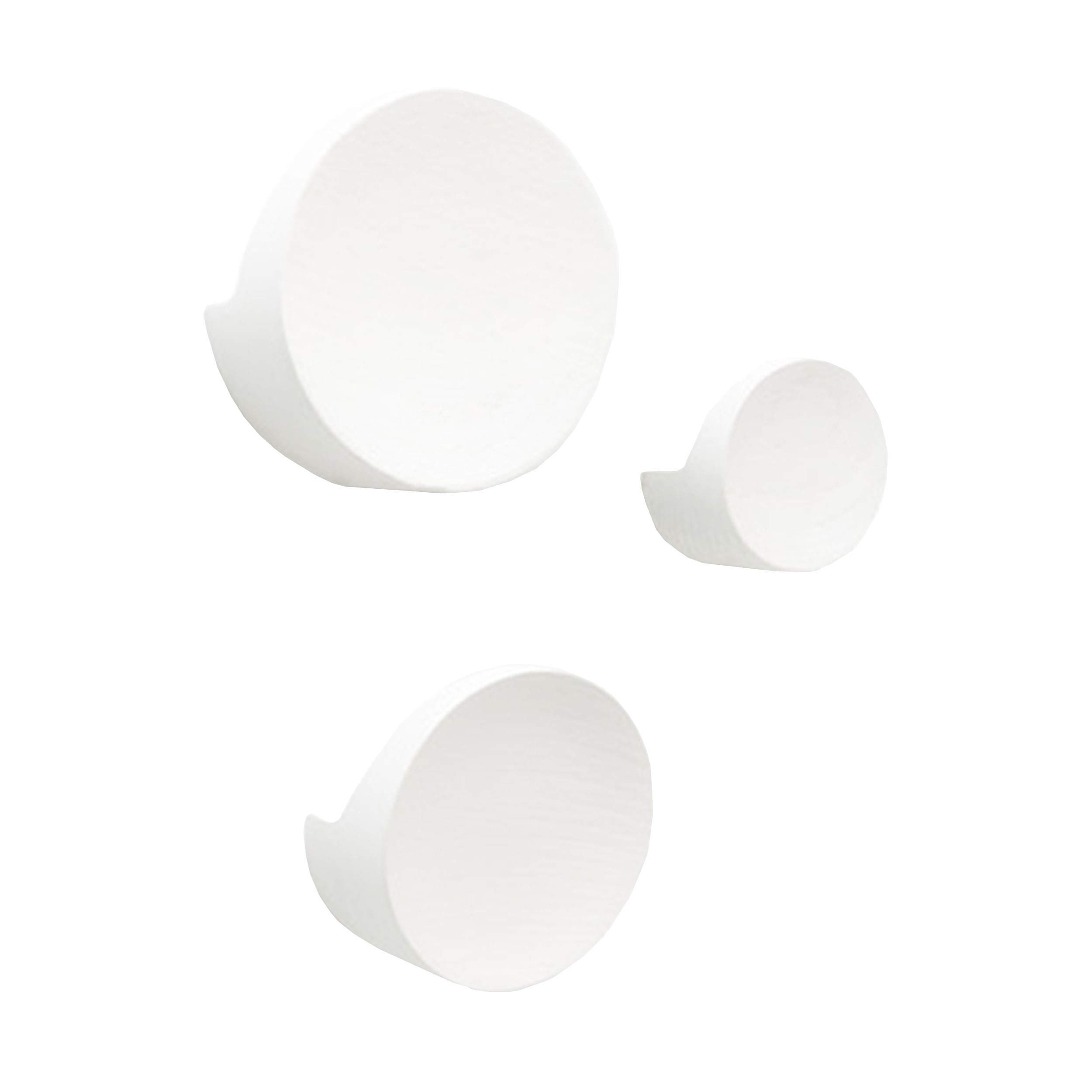 Born in Sweden Hooks Play Ash White Medium Diam. 9 Cm